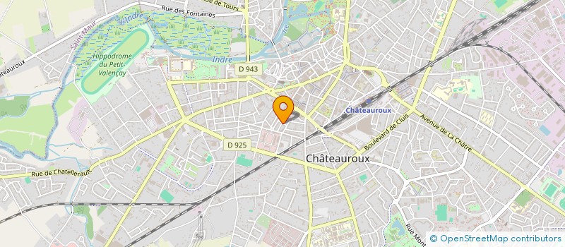 localisation de l'entreprise BERRY WINE à CHATEAUROUX