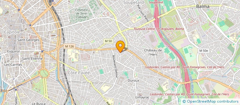 localisation de l'entreprise BERRYFACTORY  TOULOUSE