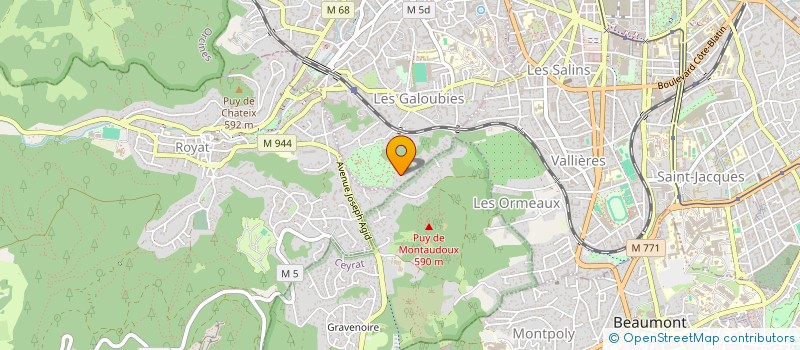 localisation de l'entreprise BERRYFIT  CHAMALIERES