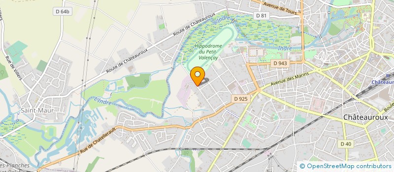 localisation de l'entreprise BERRYSOLAIRE à CHATEAUROUX