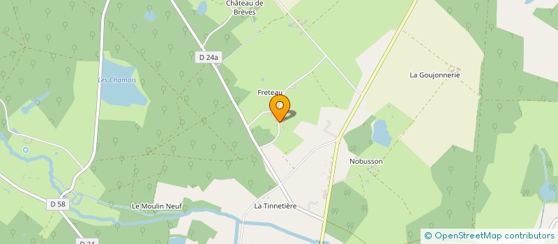 localisation de l'entreprise BERRYVET à BUZANCAIS