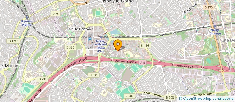 localisation de l'entreprise BERS à NOISY-LE-GRAND