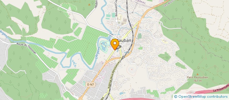 localisation de l'entreprise BERS VIDAUBAN à VIDAUBAN