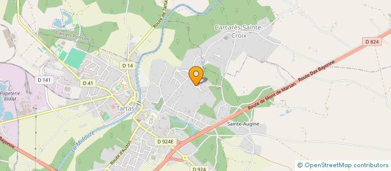 localisation de l'entreprise BERSAL & MA  TARTAS