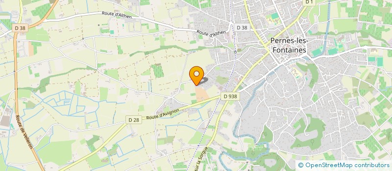 localisation de l'entreprise BERSANT  PERNES-LES-FONTAINES