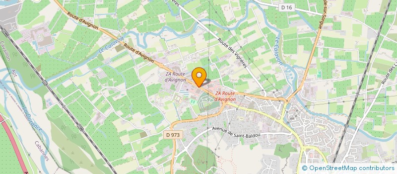 localisation de l'entreprise BERSARI  CAVAILLON