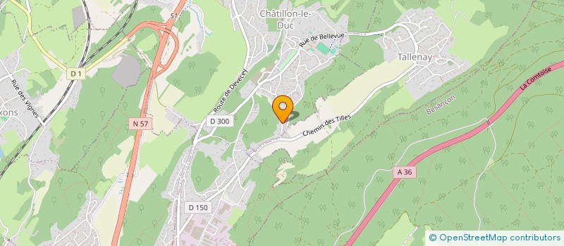 localisation de l'entreprise BERSCI  CHATILLON-LE-DUC