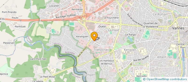 localisation de l'entreprise BERSI FOOD TRUCK à VANNES