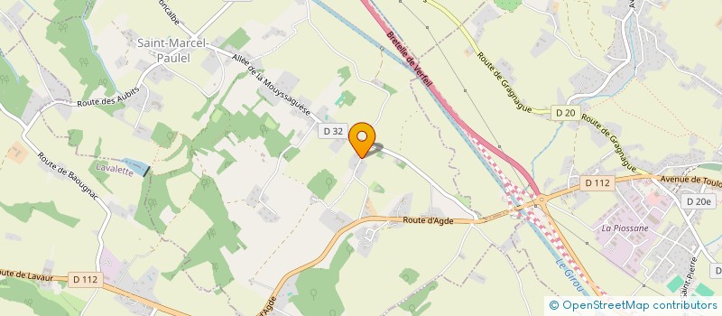 localisation de l'entreprise BERSIA MICHEL ET FILS  SAINT-MARCEL-PAULEL