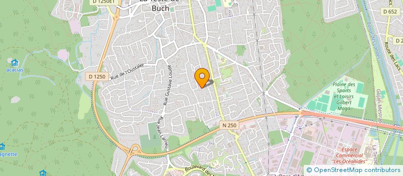 localisation de l'entreprise BERSINA à LA TESTE-DE-BUCH