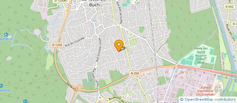 localisation de l'entreprise BERSIVE à LA TESTE-DE-BUCH
