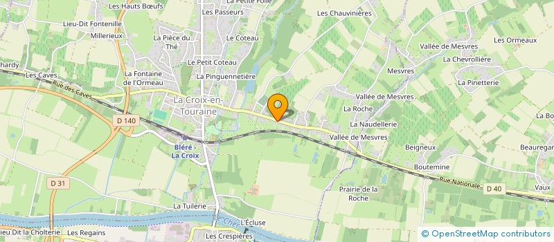 localisation de l'entreprise BERSO  CIVRAY-DE-TOURAINE