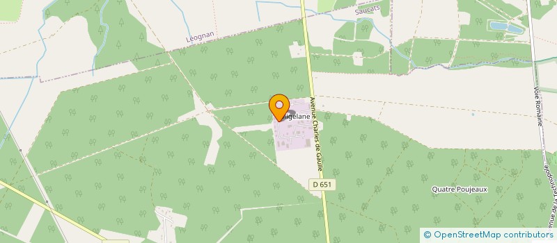 localisation de l'entreprise BERSOLANGE  SAUCATS