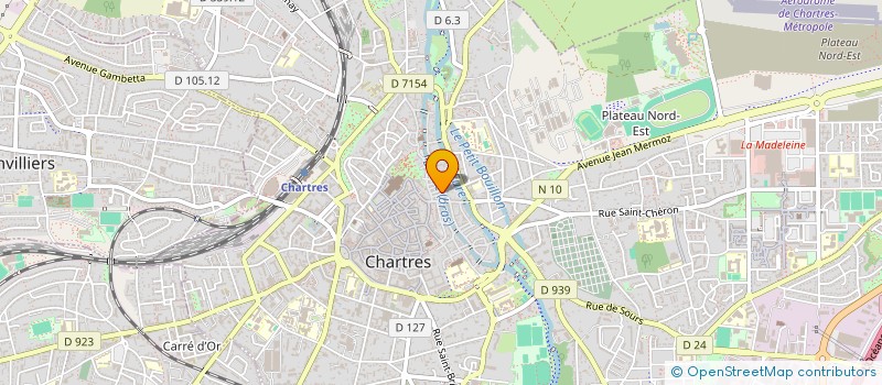 localisation de l'entreprise BERSON LEROY à CHARTRES