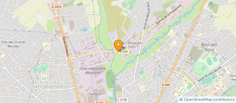 localisation de l'entreprise BERSON MENAGER SERVICE  BOURGES