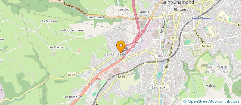 localisation de l'entreprise BERSOT BOIS à SAINT-CHAMOND