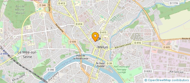 localisation de l'entreprise BERST UNICIS à MELUN