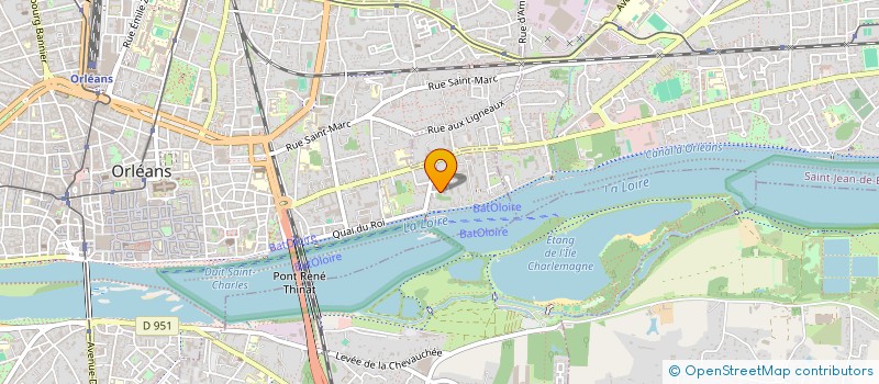 localisation de l'entreprise BERSYL à ORLEANS