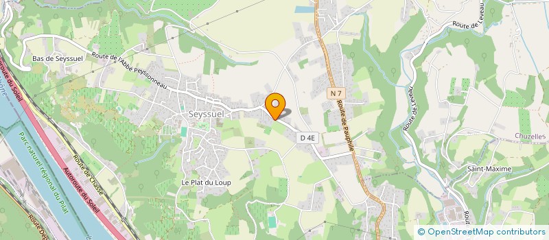 localisation de l'entreprise BERSYMO  SEYSSUEL