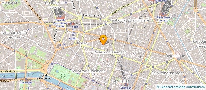 localisation de l'entreprise BERT à PARIS