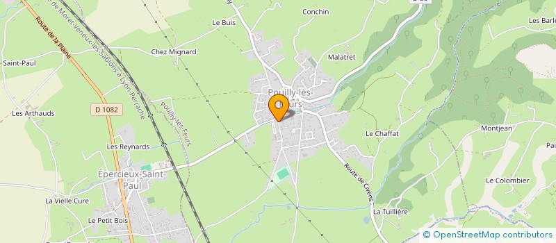 localisation de l'entreprise BERT FILS  POUILLY-LES-FEURS