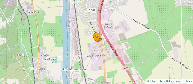 localisation de l'entreprise BERT INDUSTRIE  SAINT-RAMBERT-D'ALBON