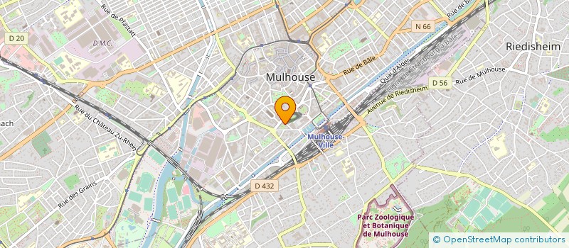 localisation de l'entreprise BERT INVEST  MULHOUSE