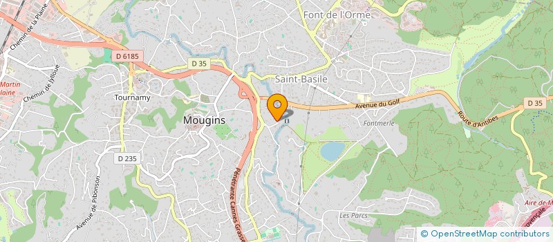 localisation de l'entreprise BERT QUADVLIEG INTERIOR DESIGN à MOUGINS