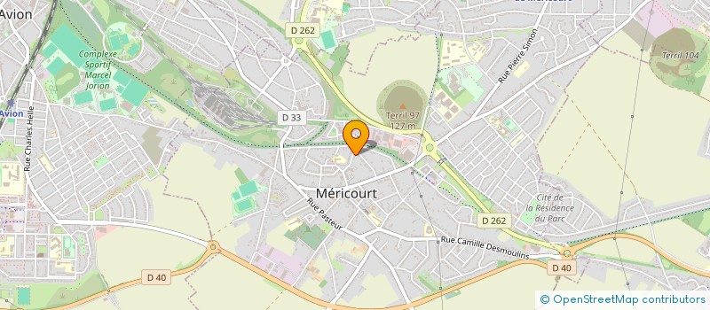 localisation de l'entreprise BERT-VERT PAYSAGE  MERICOURT