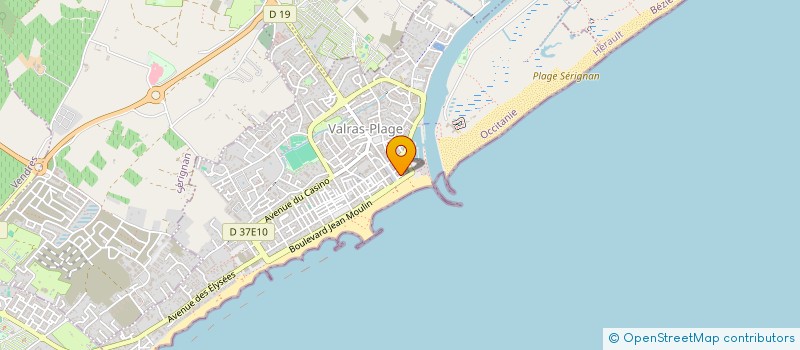 localisation de l'entreprise BERTA  VALRAS-PLAGE