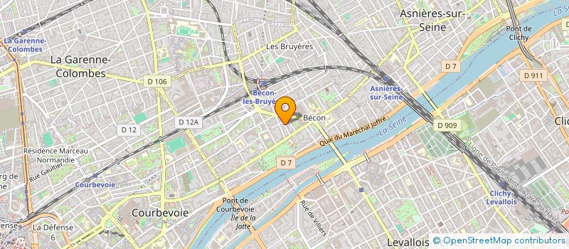 localisation de l'entreprise BERTACO à COURBEVOIE