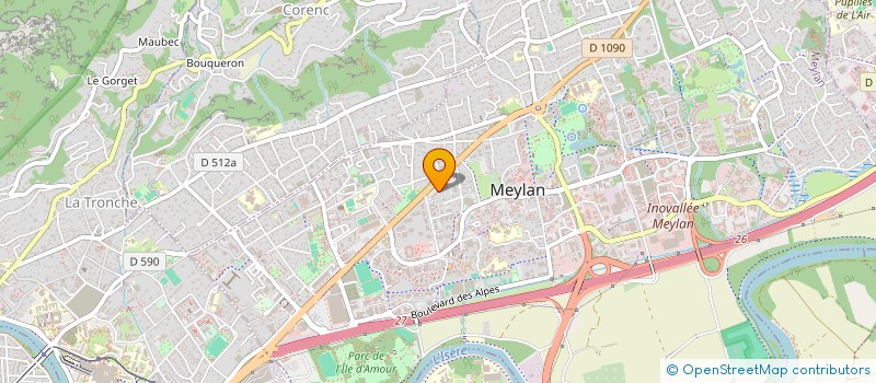 localisation de l'entreprise BERTAGNA PATRIMOINE à MEYLAN