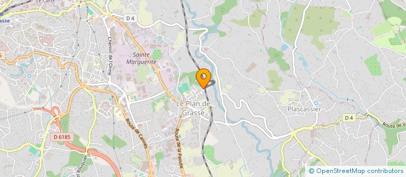 localisation de l'entreprise BERTAINA IMMO à GRASSE