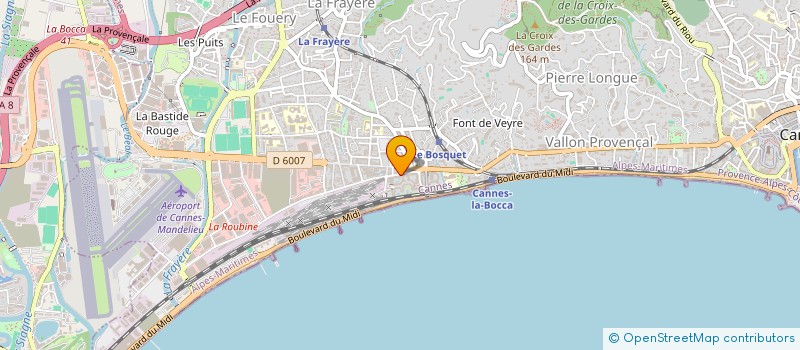 localisation de l'entreprise BERTANI EMILIO ET MARCO à CANNES