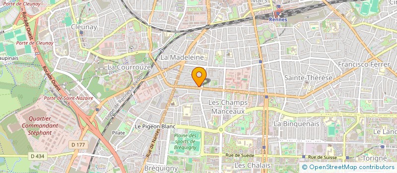 localisation de l'entreprise BERTANYADEL  RENNES