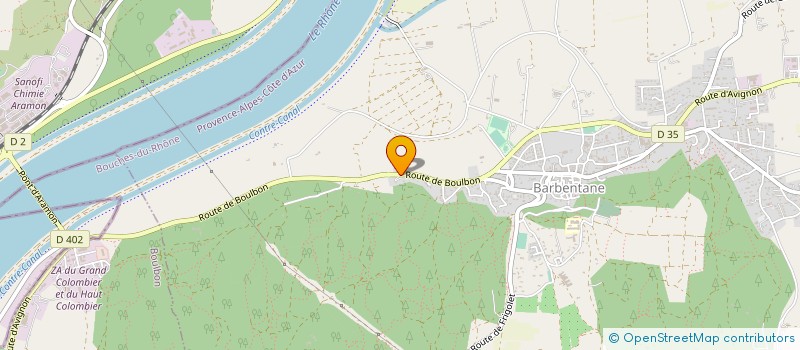 localisation de l'entreprise BERTAUD ET FILS  BARBENTANE