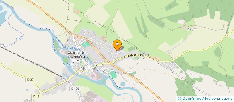 localisation de l'entreprise BERTAUX  MOUZON