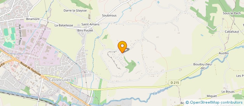 localisation de l'entreprise BERTAUX IMMO  CASTELCULIER