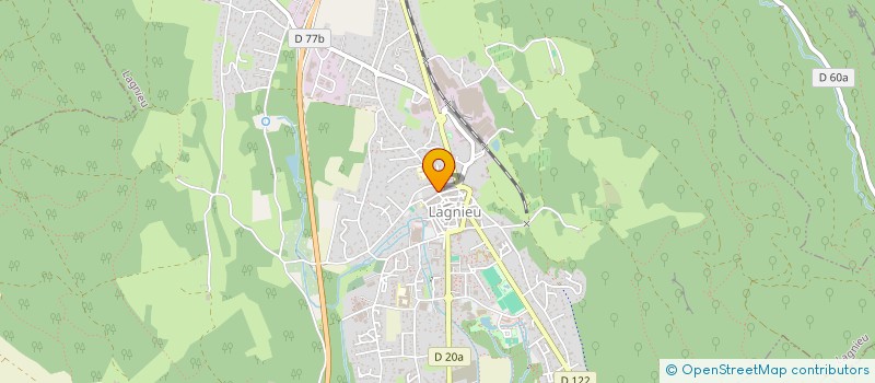 localisation de l'entreprise BERTAZZO ET FILS  LAGNIEU