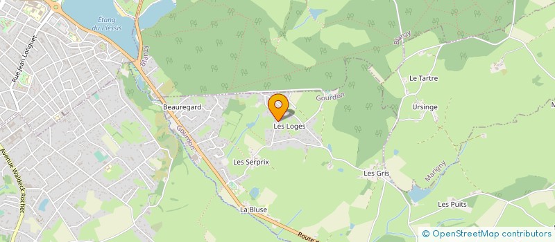 localisation de l'entreprise BERTAZZON  GOURDON