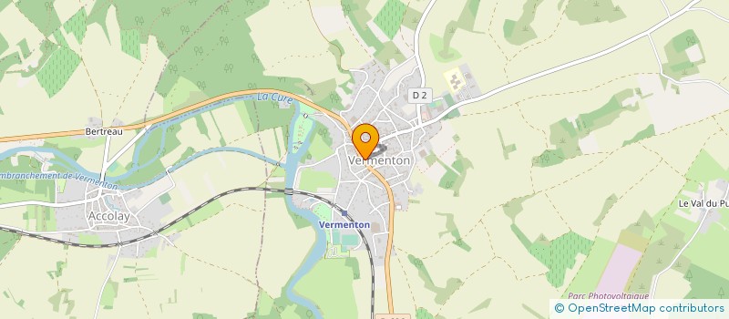 localisation de l'entreprise BERTEAM SAS  VERMENTON