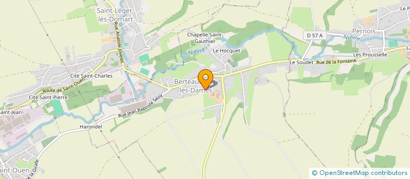 localisation de l'entreprise BERTEAUCOURT ANIMATIONS  BERTEAUCOURT-LES-DAMES