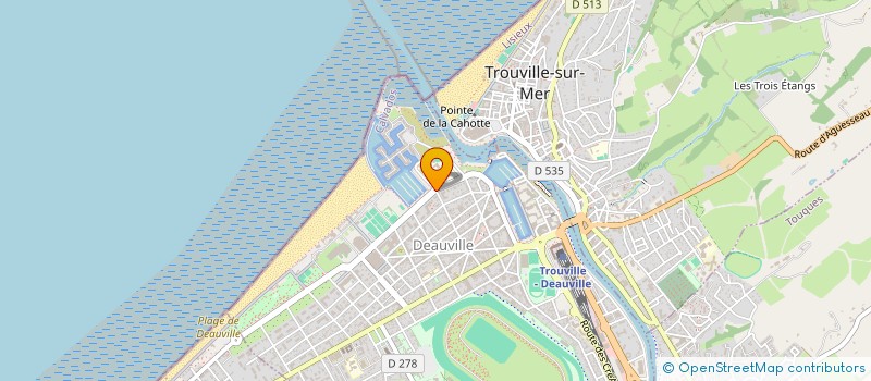 localisation de l'entreprise BERTEL à DEAUVILLE