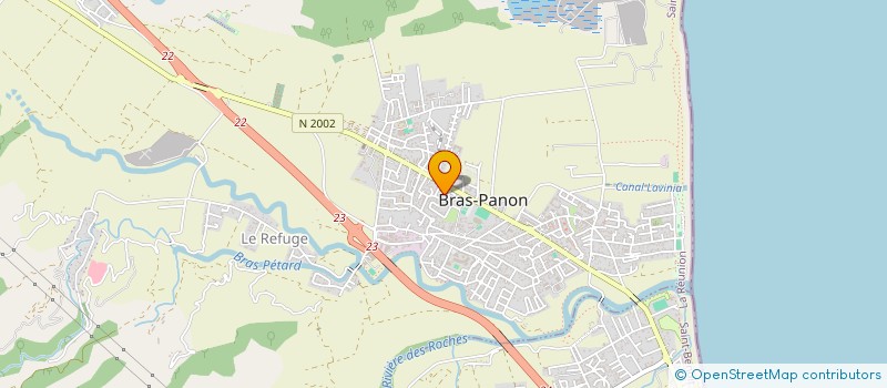 localisation de l'entreprise BERTEL VACOAS à BRAS-PANON