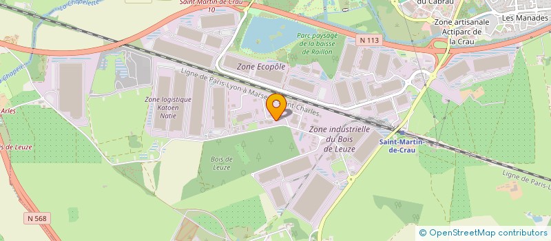 localisation de l'entreprise BERTET à SAINT-MARTIN-DE-CRAU