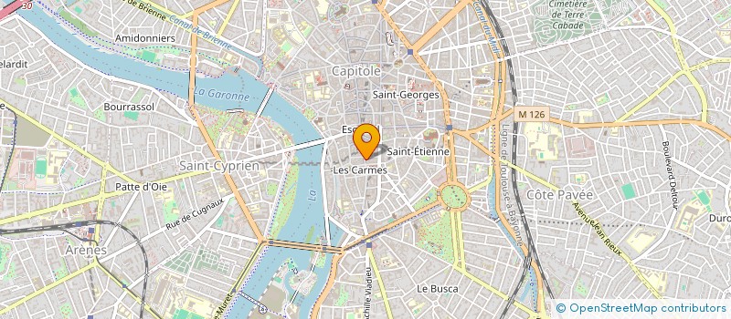 localisation de l'entreprise BERTEX  TOULOUSE