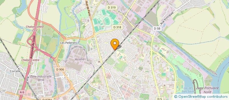 localisation de l'entreprise BERTHAUD RENO à CHALON-SUR-SAONE