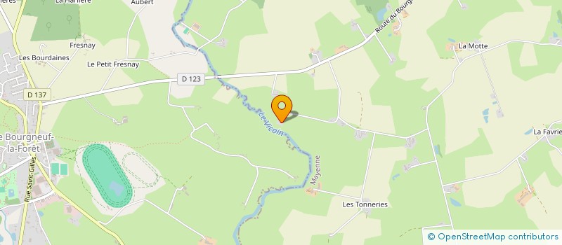 localisation de l'entreprise BERTHE  LA BACONNIERE