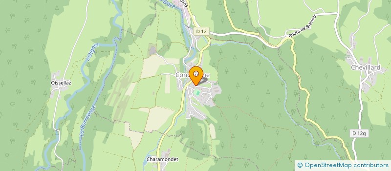 localisation de l'entreprise BERTHE ES CLAUDEL  CONDAMINE