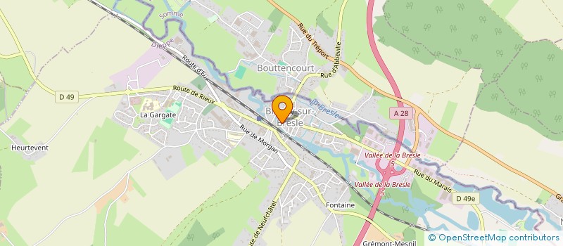 localisation de l'entreprise BERTHE FRERES à BLANGY-SUR-BRESLE
